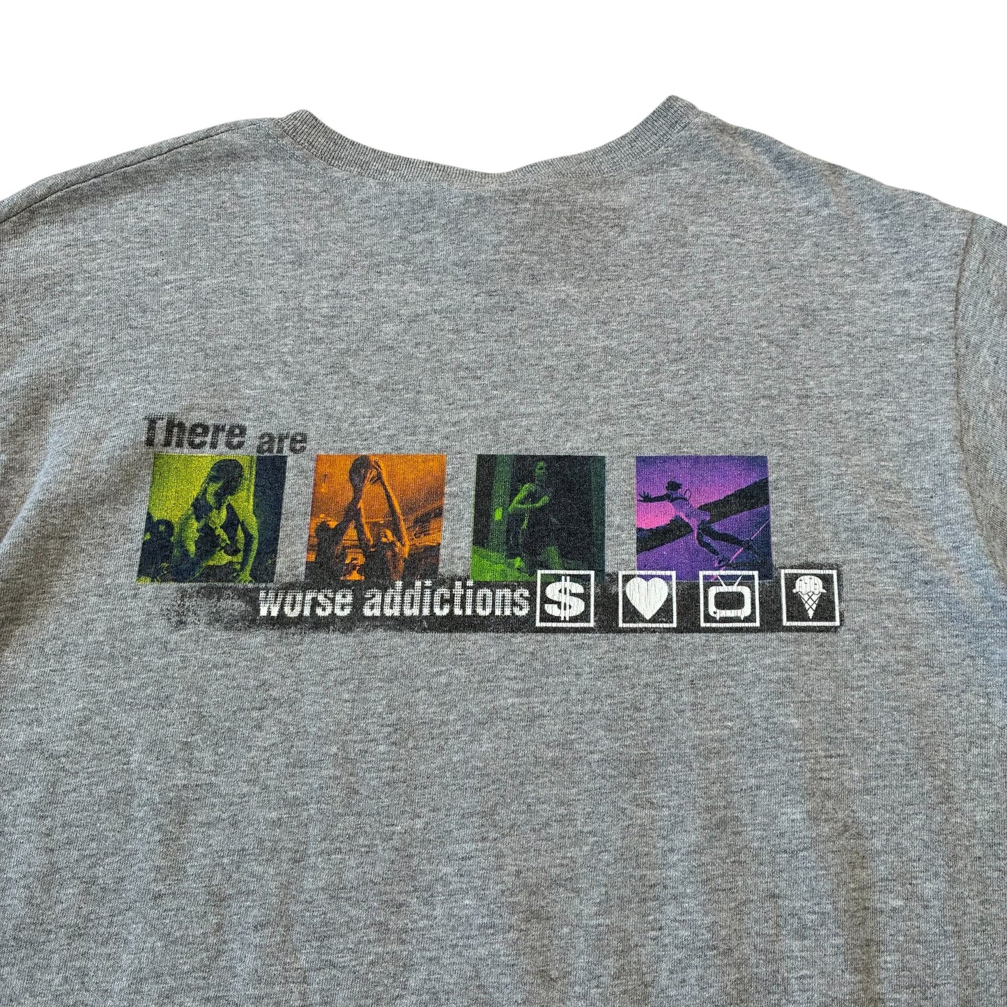 Adidas ‘There Are Worse Addictions’ T-Shirt Medium