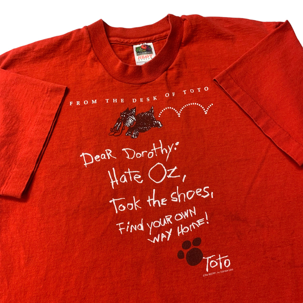 90’s Wizard of Oz ‘Desk of Toto’ T-Shirt