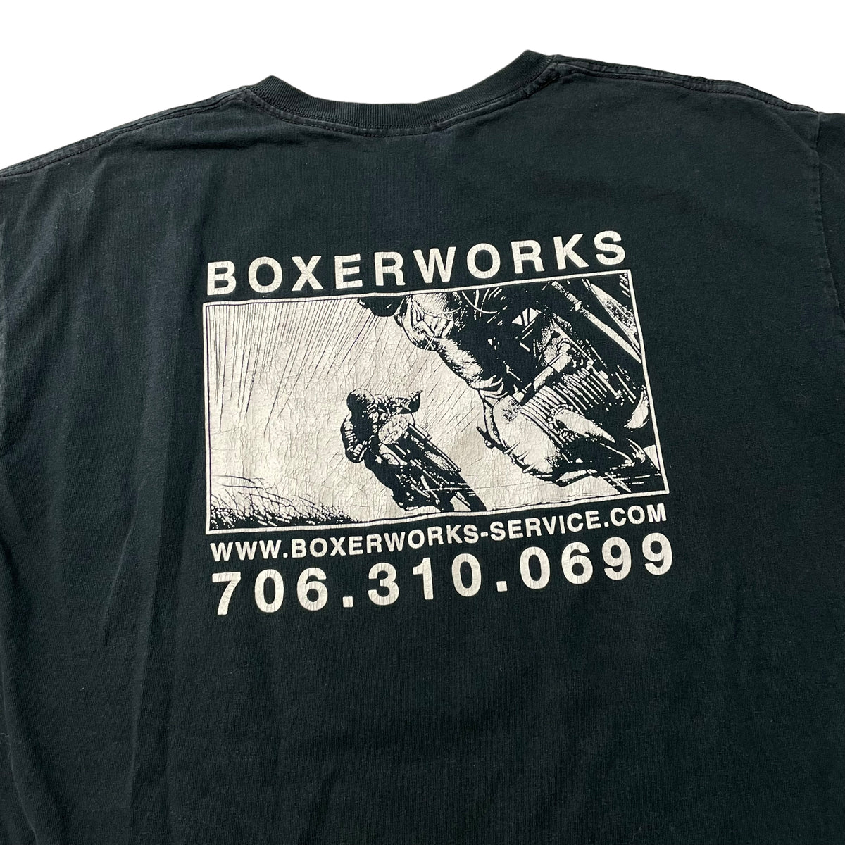 00’s ‘Airheads Forever’ Boxerworks Motorcycle Shop T-Shirt