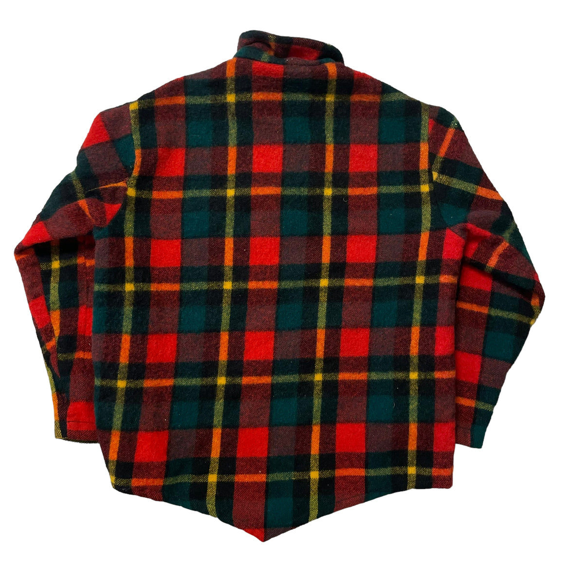 50’s/60’s Fox Knapp Plaid Wool Pullover Jacket