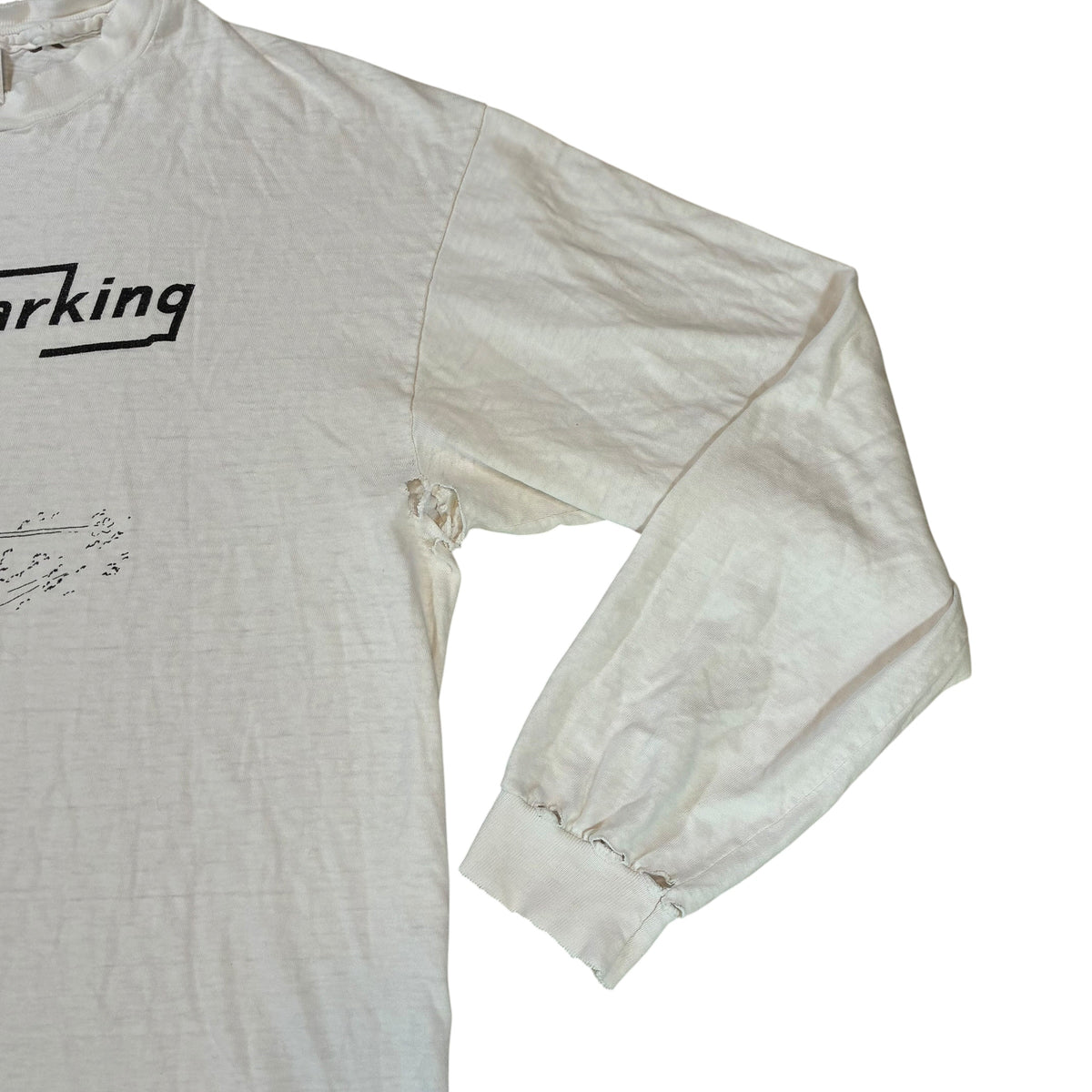 Skiing tee size large