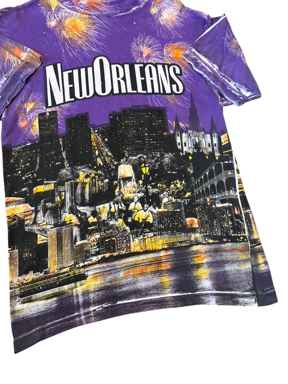 New Orleans All Over Print T-Shirt fits Large