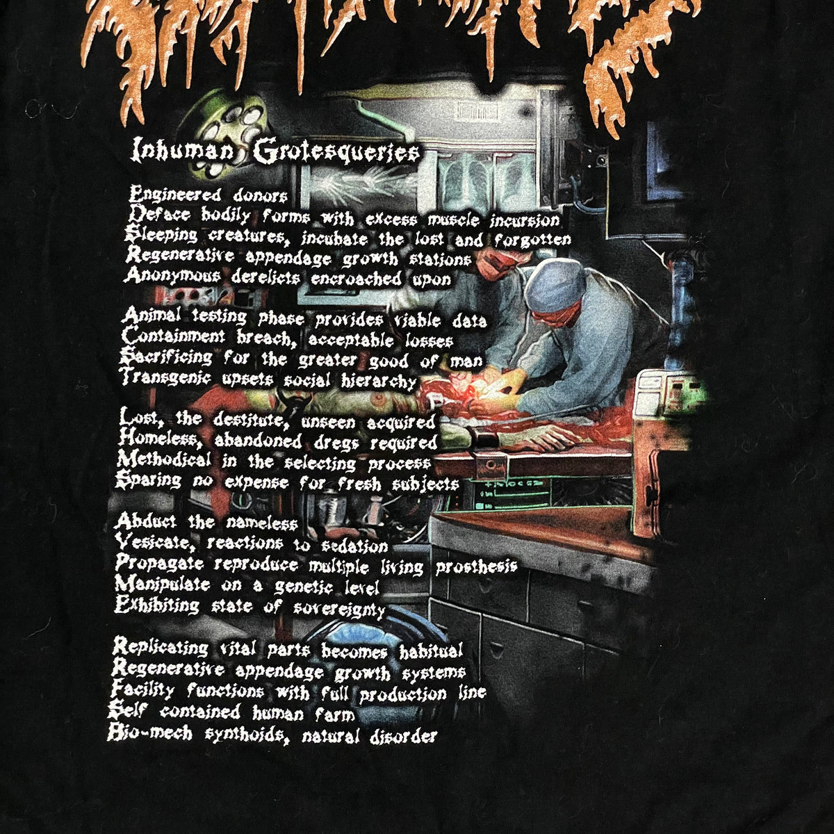 2020’s Malignancy ‘Inhuman Grotesqueries’ Long Sleeve T-Shirt