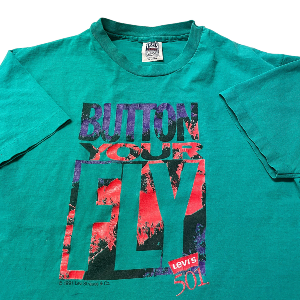 90’s Levi’s ‘Button Your Fly’ T-Shirt