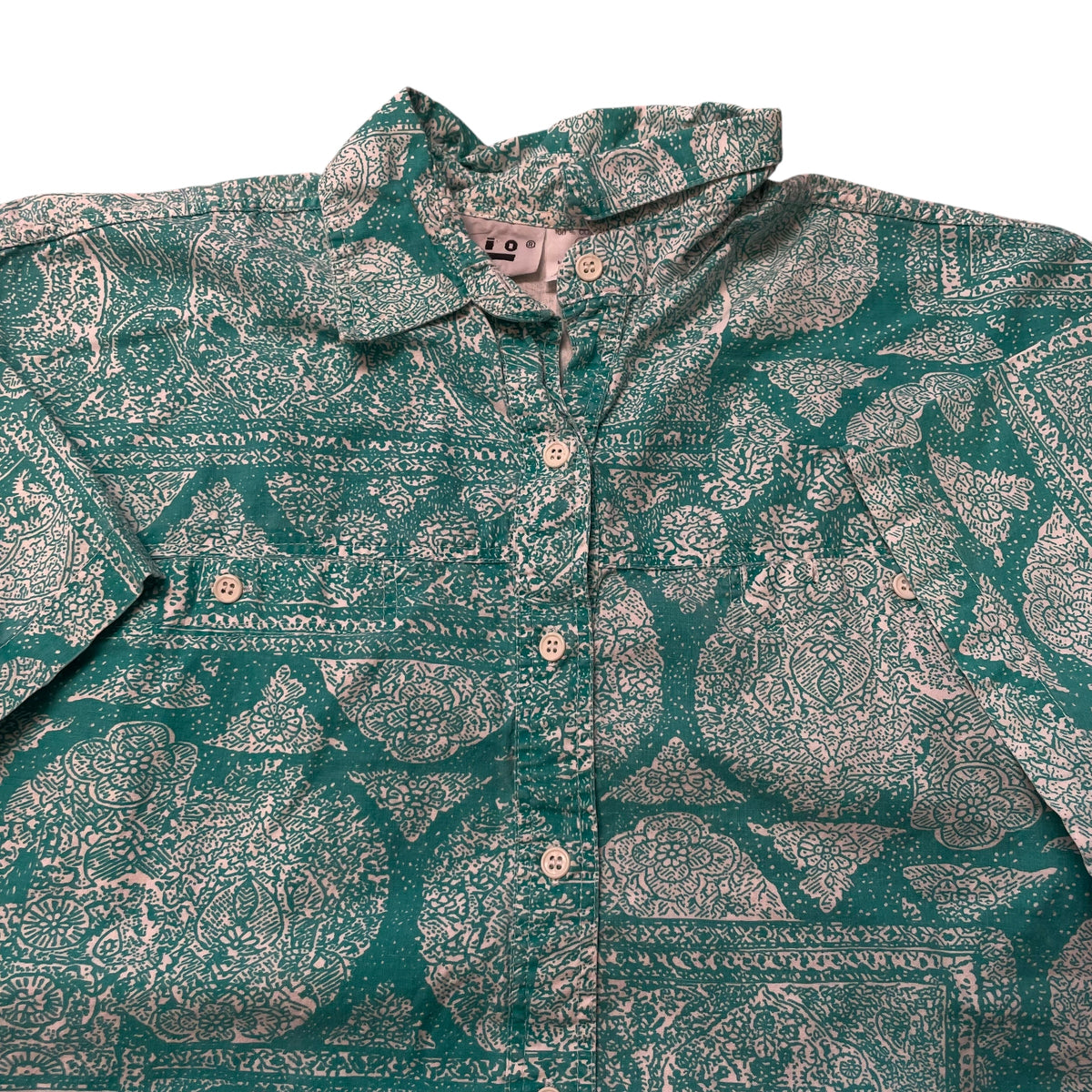 80’s Ilio Patterned Short Sleeve Shirt