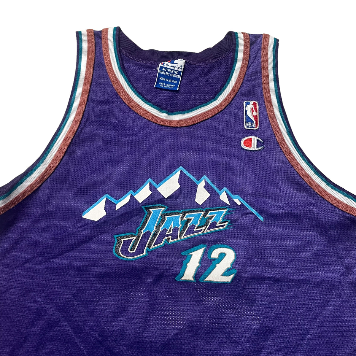00’s Champion Utah Jazz John Stockton Basketball Jersey