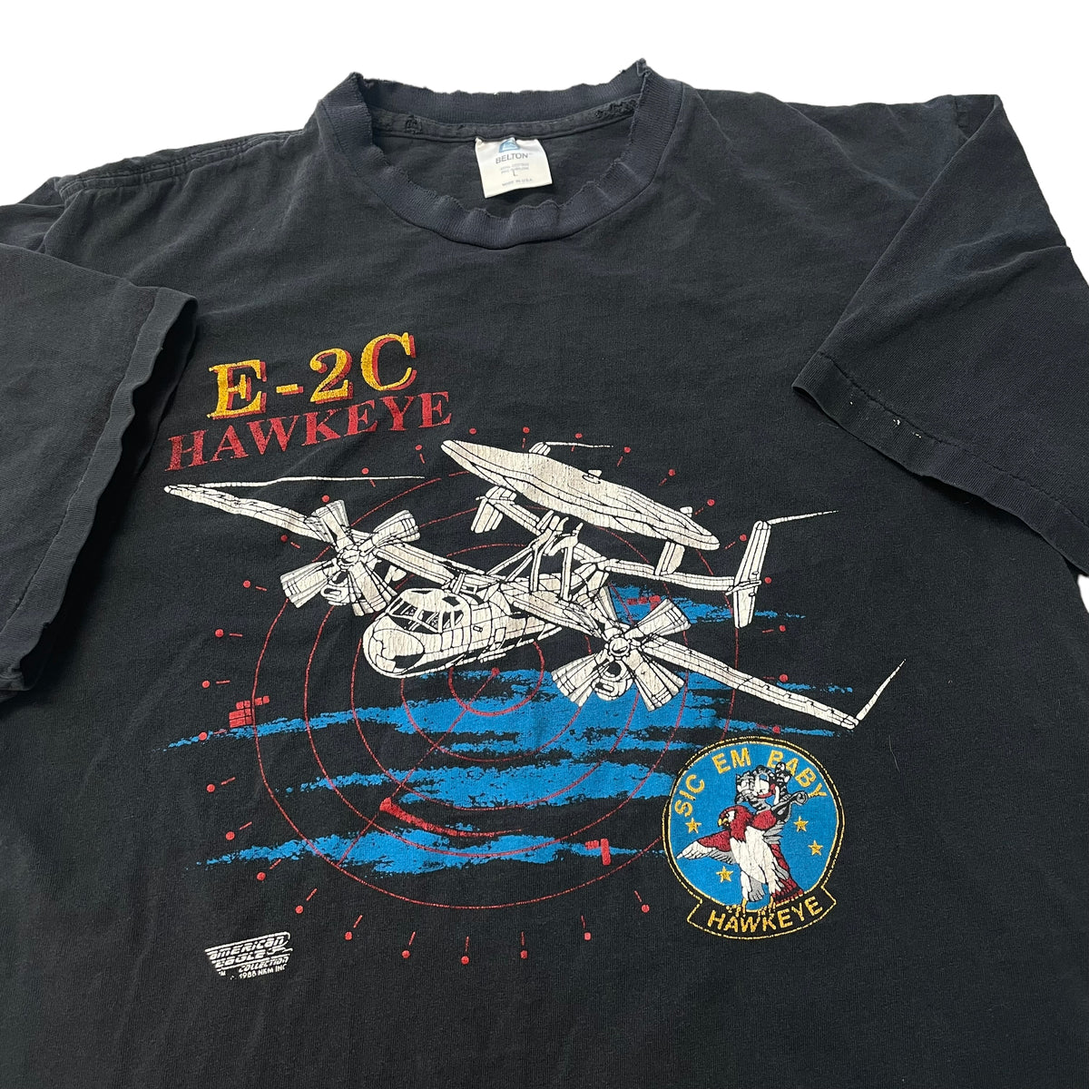 90’s E-2C Hawkeye Aircraft T-Shirt