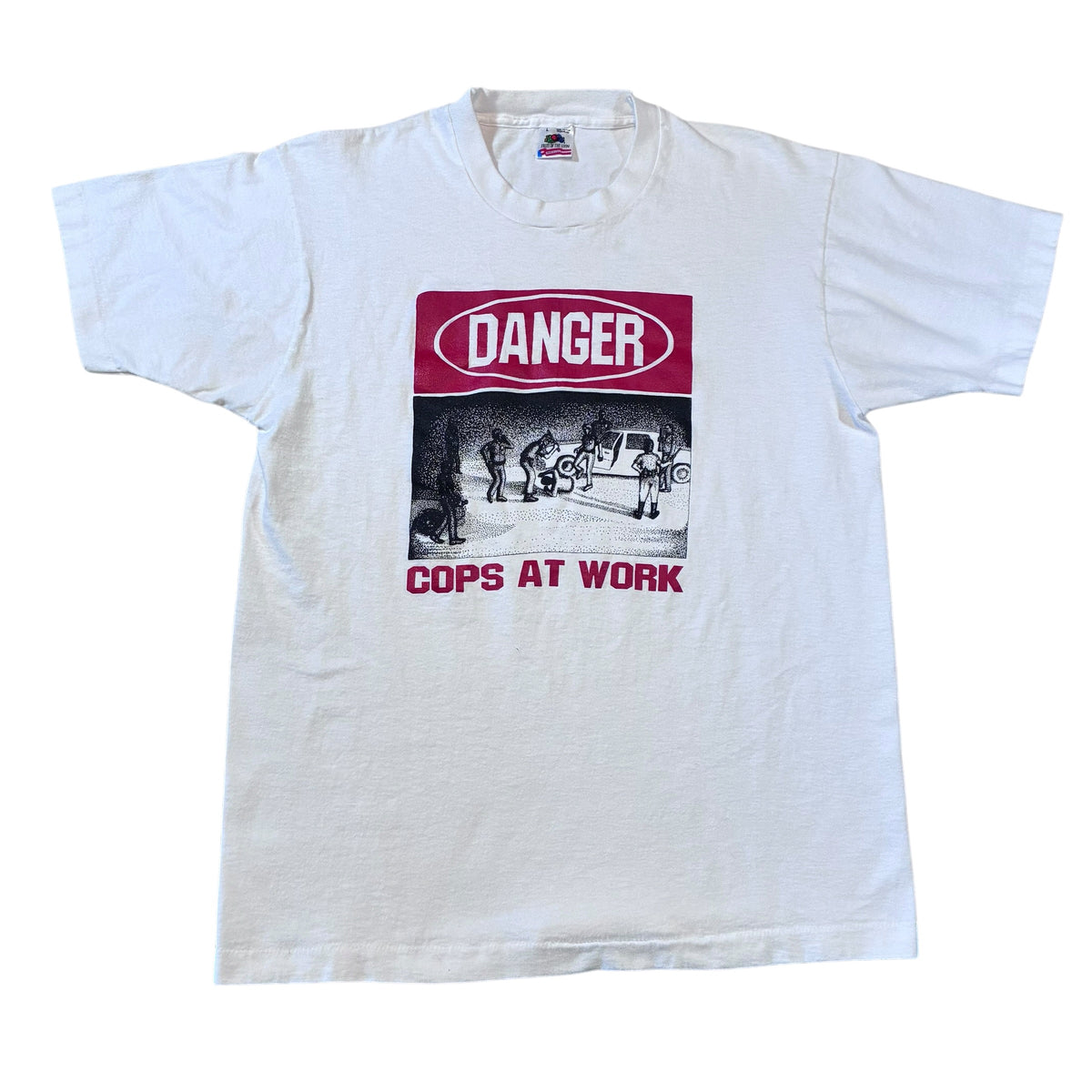 Danger cops at work size large ￼