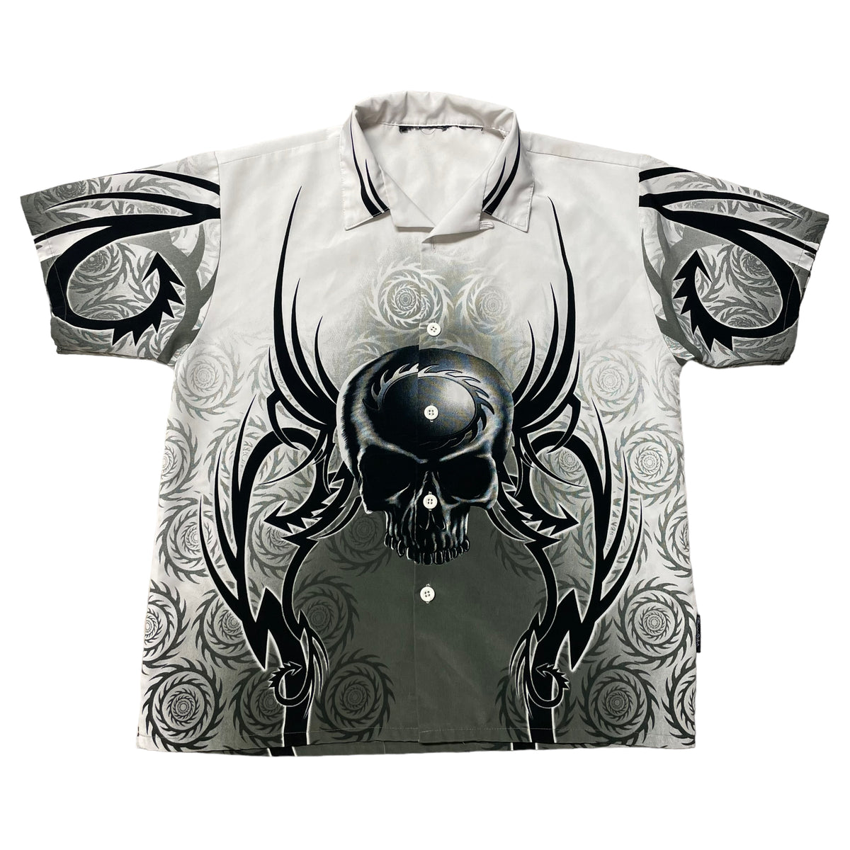 00’s Silver Point Skull Shirt