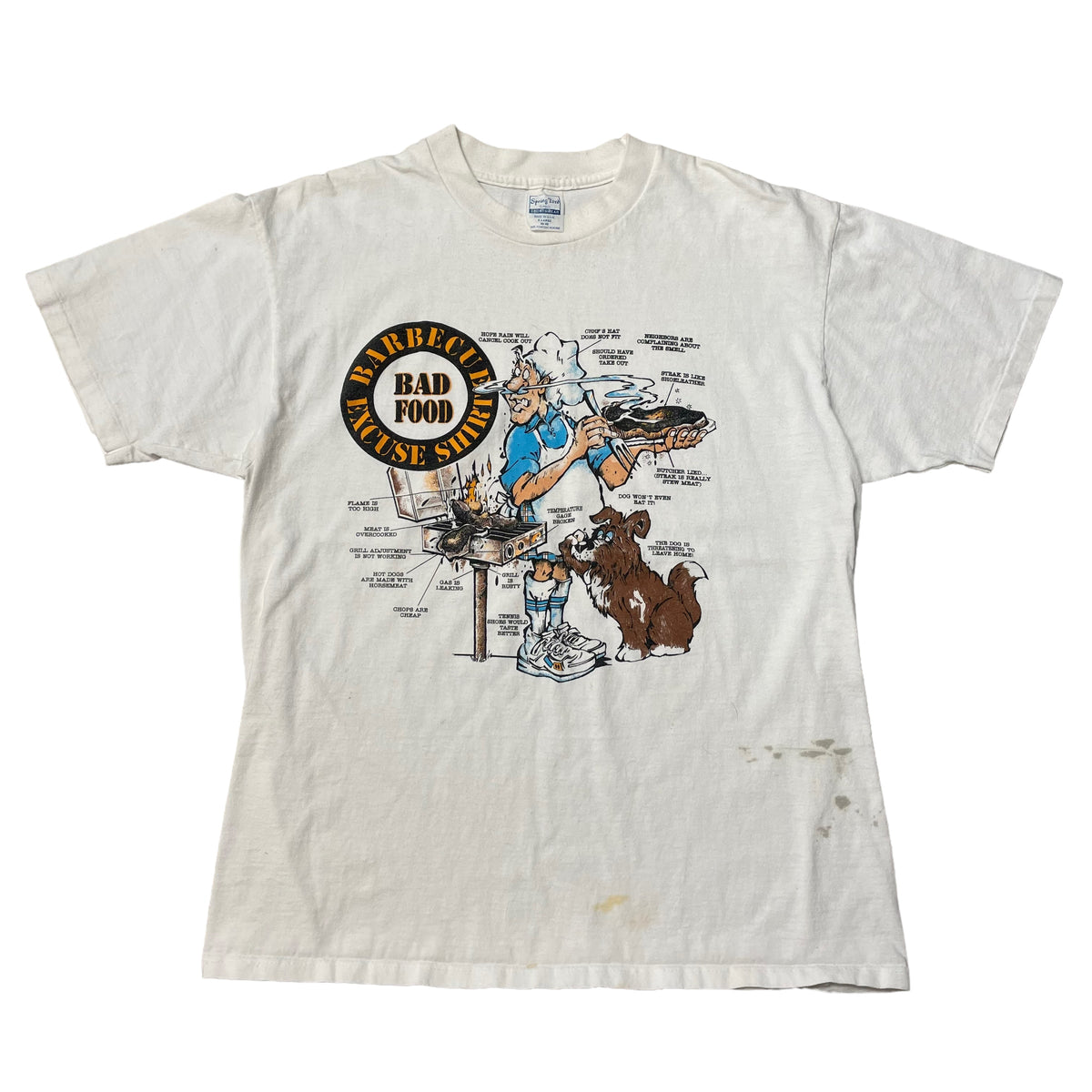 80’s ‘Bad Food Excuses’ T-Shirt