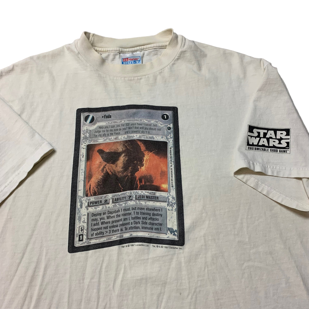 90’s Star Wars ‘Yoda’ Card Game T-Shirt