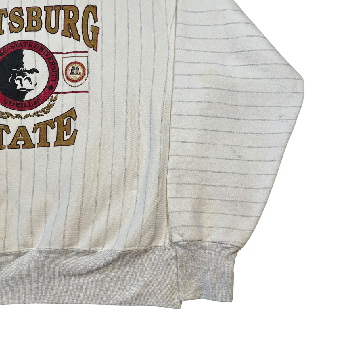 Pittsburg State Striped Gusset Sweatshirt XL