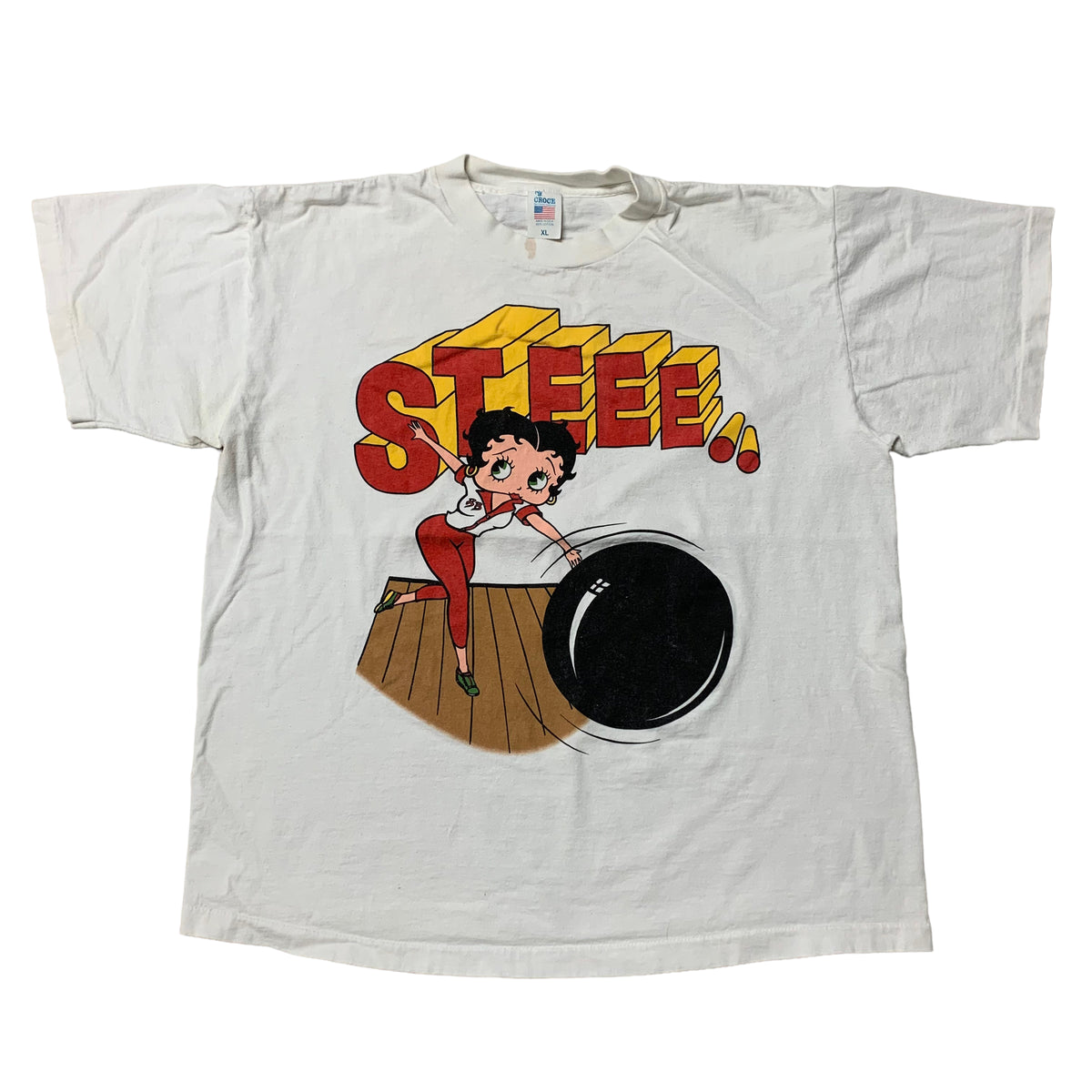 90’s Betty Boop ‘Steee..rrike!’ Bowling T-Shirt
