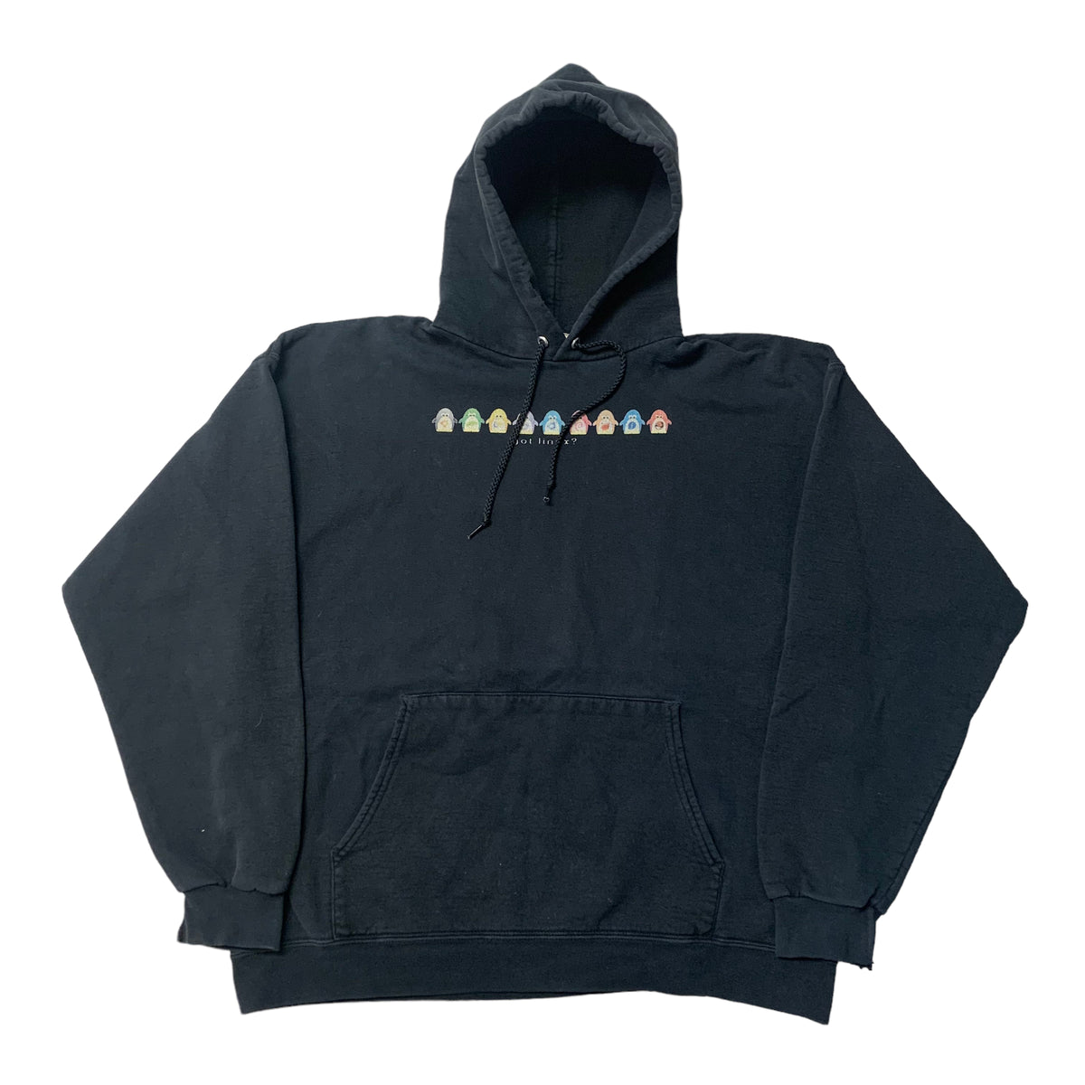 00’s Linux Hooded Sweatshirt Black