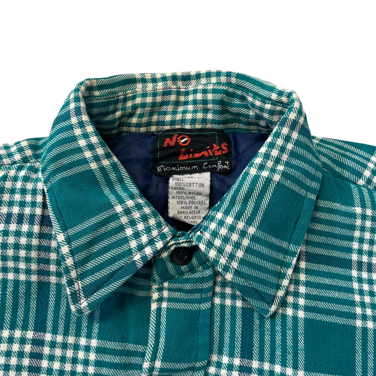 90’s No Limits Quilted Flannel Shirt