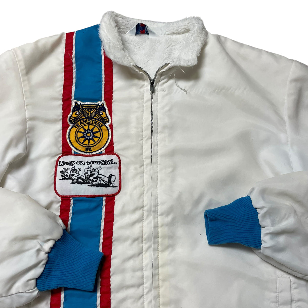 70’s/80’s ‘Teamsters Keep on Truckin’ Patched Jacket