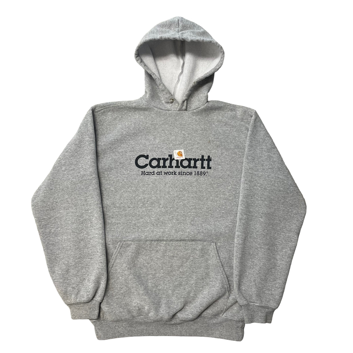00’s Carhartt ‘Hard At Work’ Hooded Sweatshirt