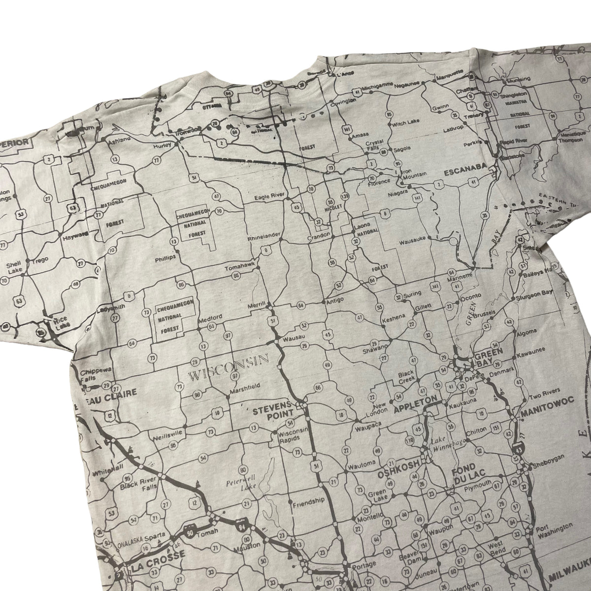80’s Wisconsin Map T-Shirt