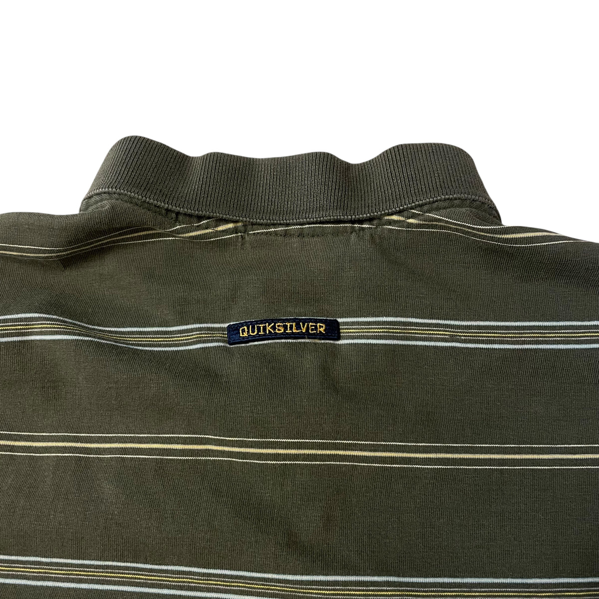 00’s Quilksilver Striped Polo Shirt