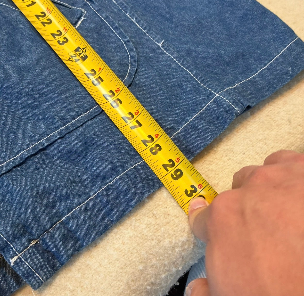 Denim jacket size xl