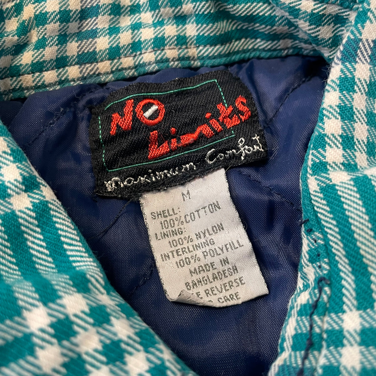 90’s No Limits Quilted Flannel Shirt