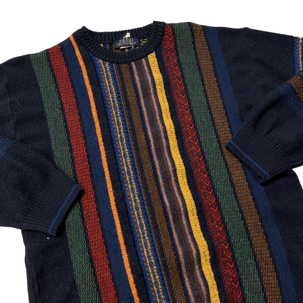 90’s Pelo Vertical Stripe Knit Sweater