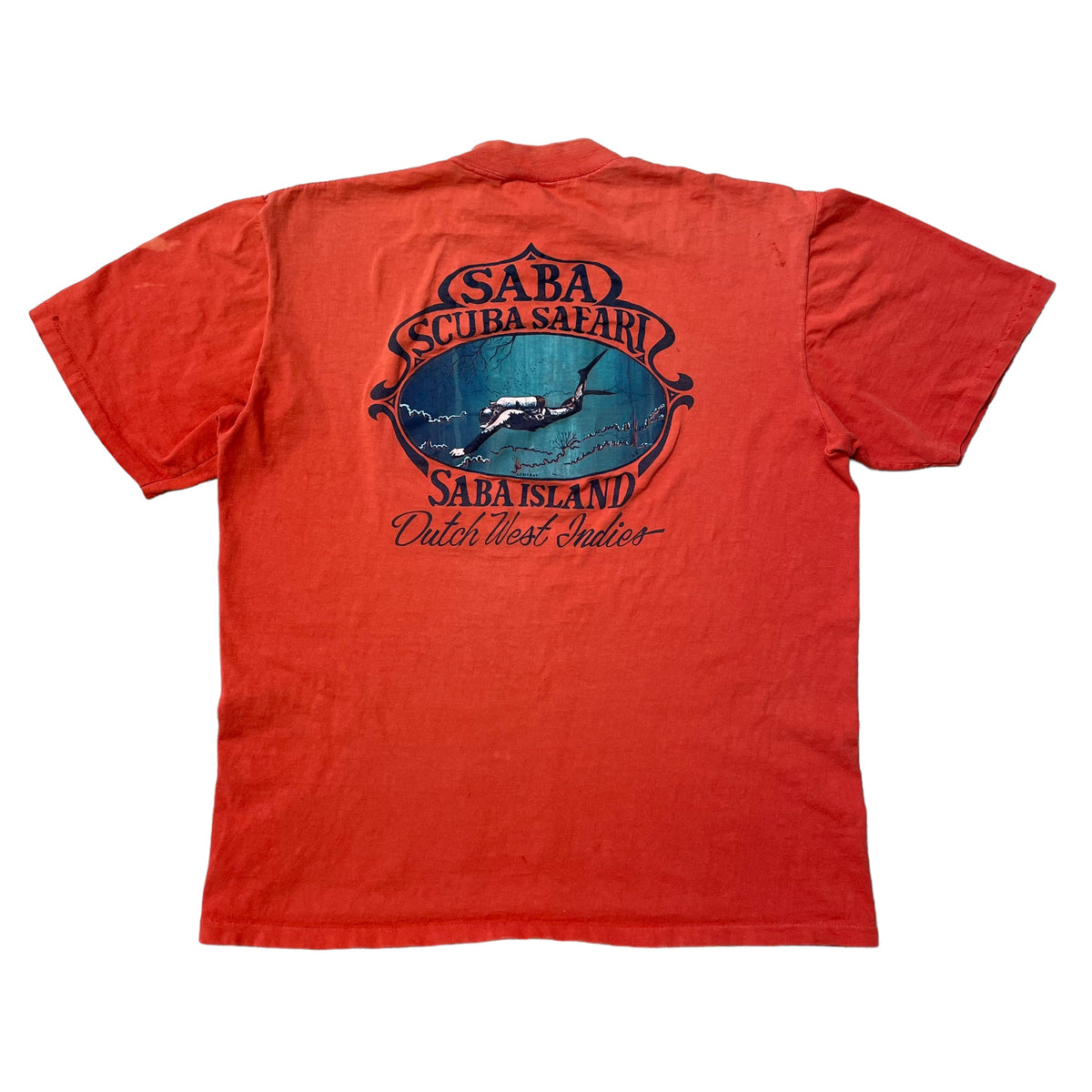 70’s ‘Saba Scuba Safari’ Stedman Hi-Cru T-Shirt