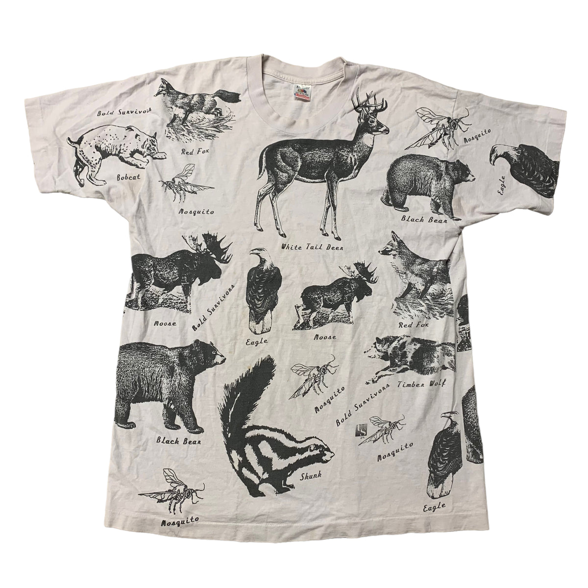 90’s Animal All Over Print T-Shirt