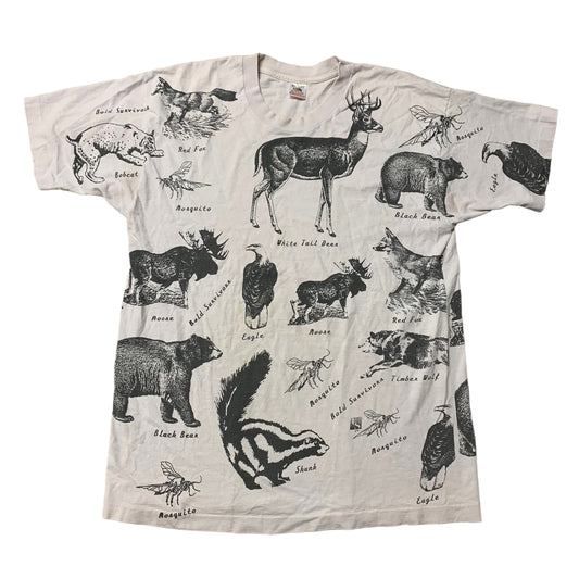 90’s Animal All Over Print T-Shirt