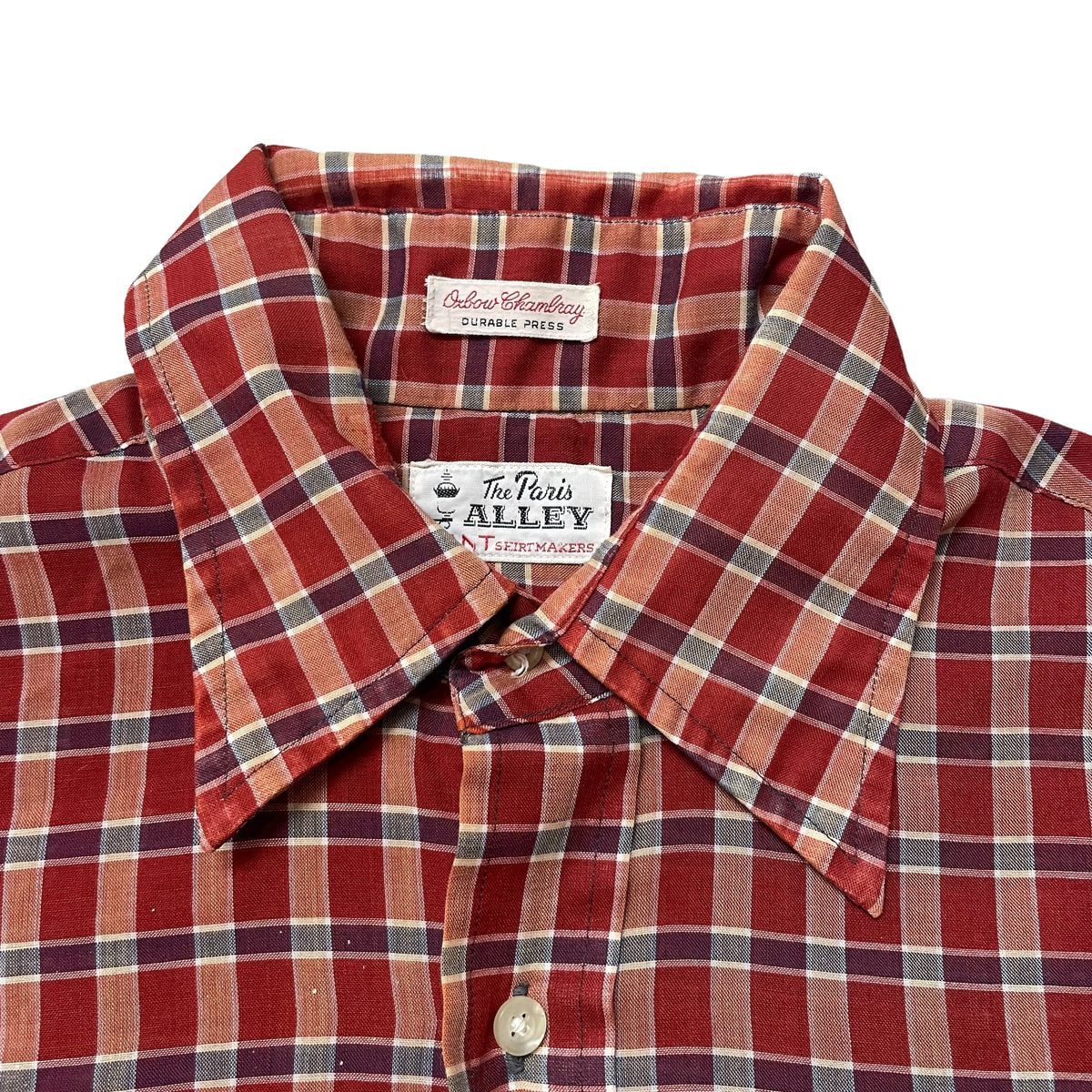 70’s ‘The Paris Alley’ by Gant Plaid Shirt
