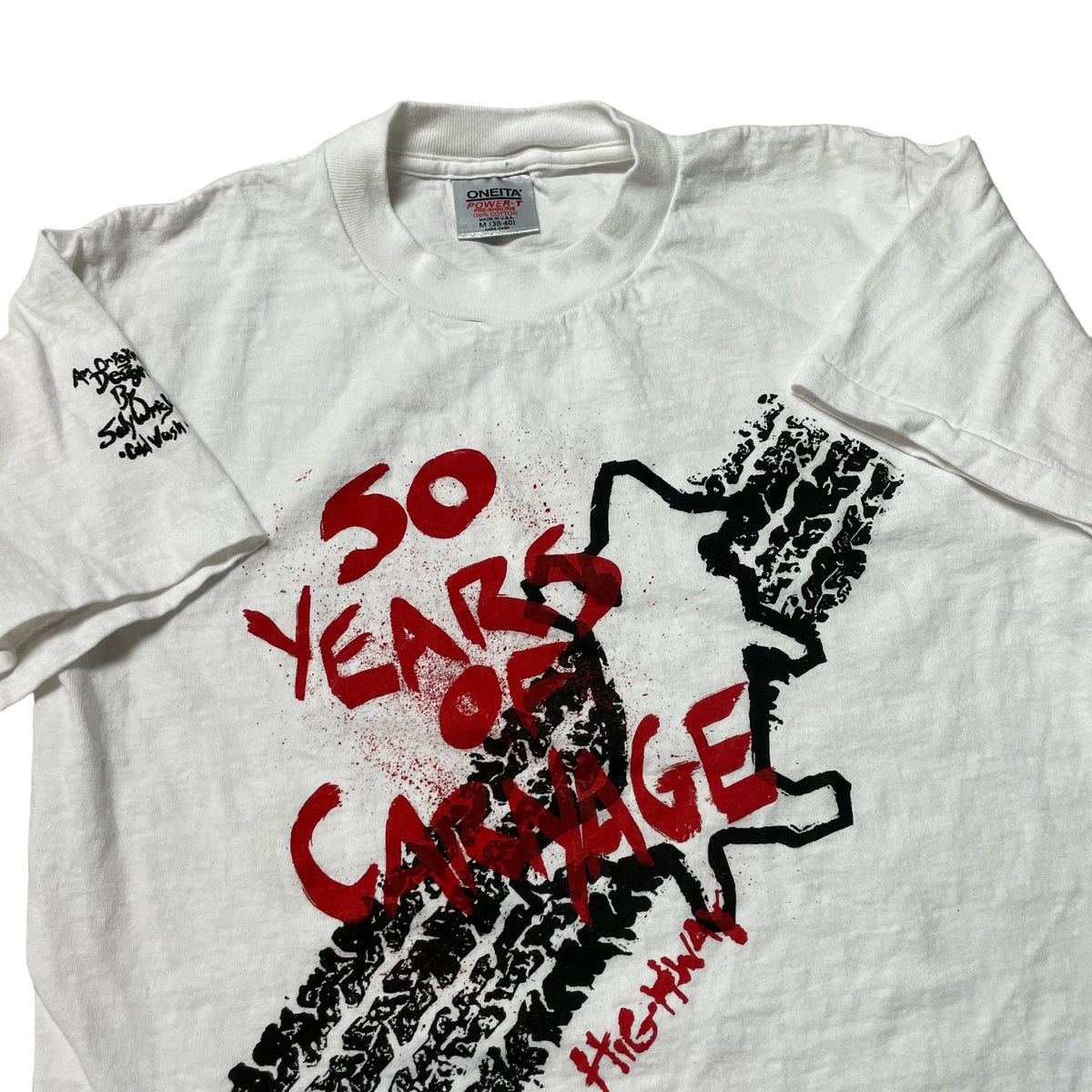 80’s ‘50 Years of Carnage’ Sally Wright Art T-Shirt