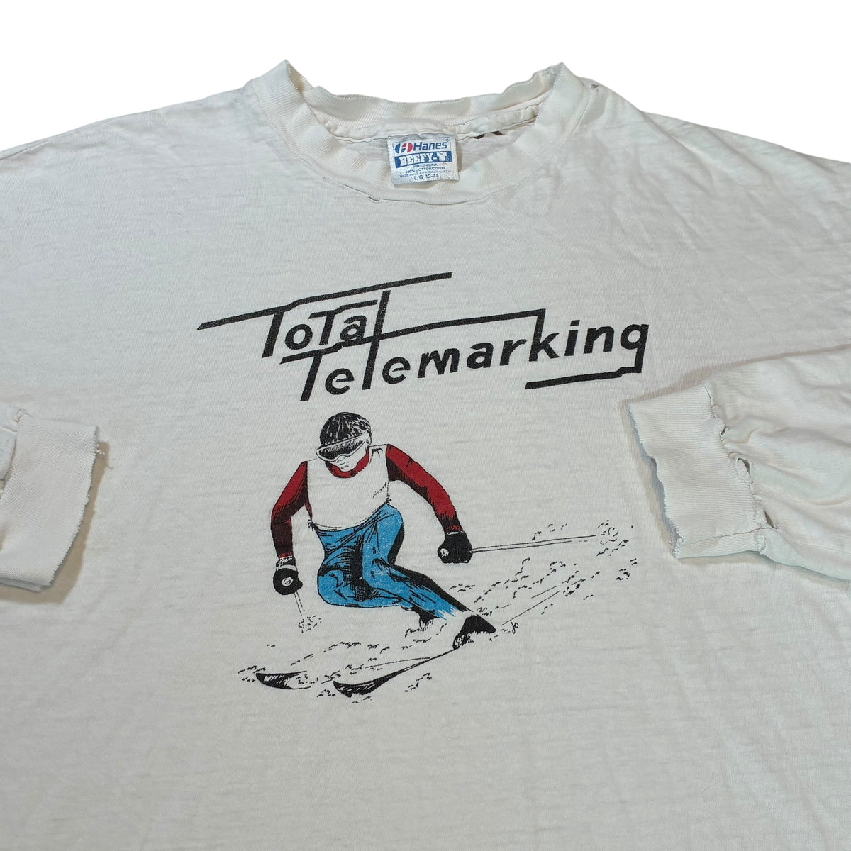 Skiing tee size large