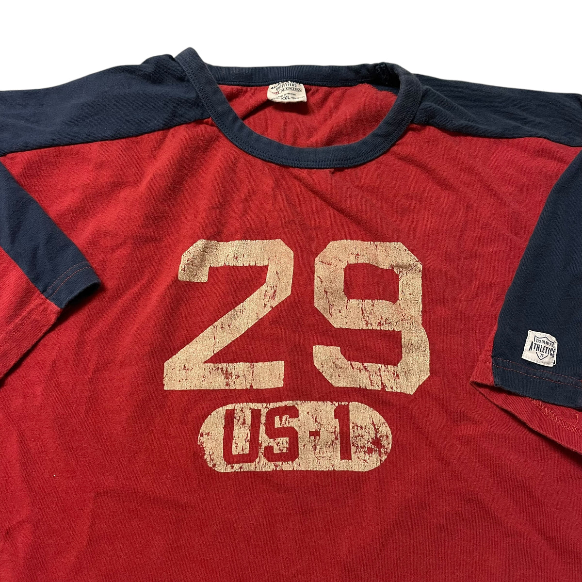 00’s American Eagle Two Tone T-Shirt Red/Navy
