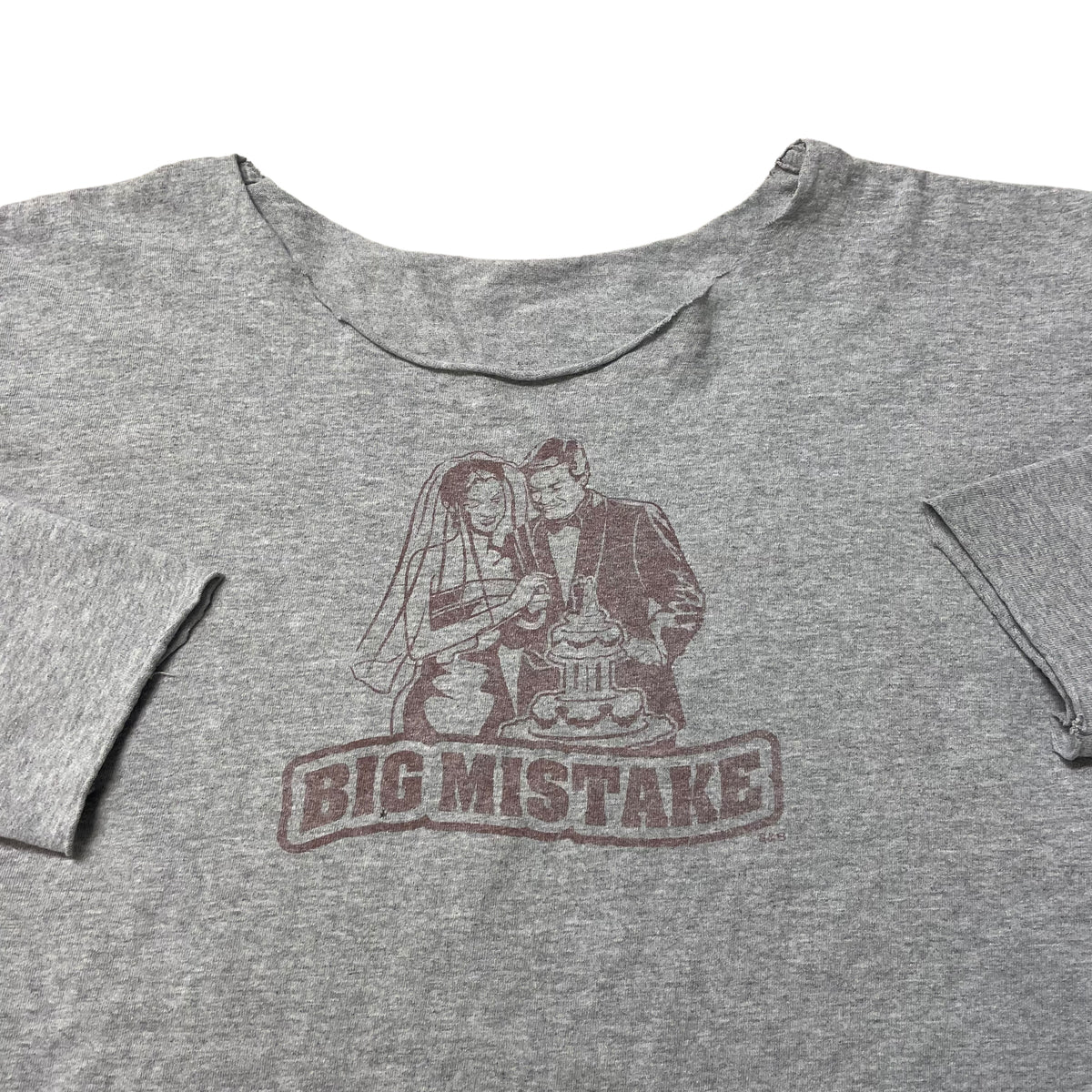 00’s ‘Big Mistake’ Long Sleeve T-Shirt chopped