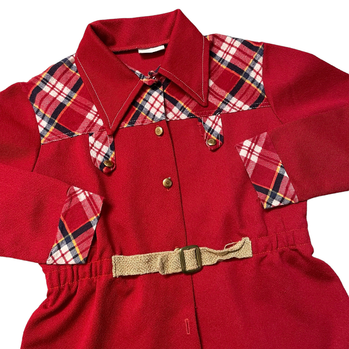 70’s Plaid Girl’s/Women’s Shirt