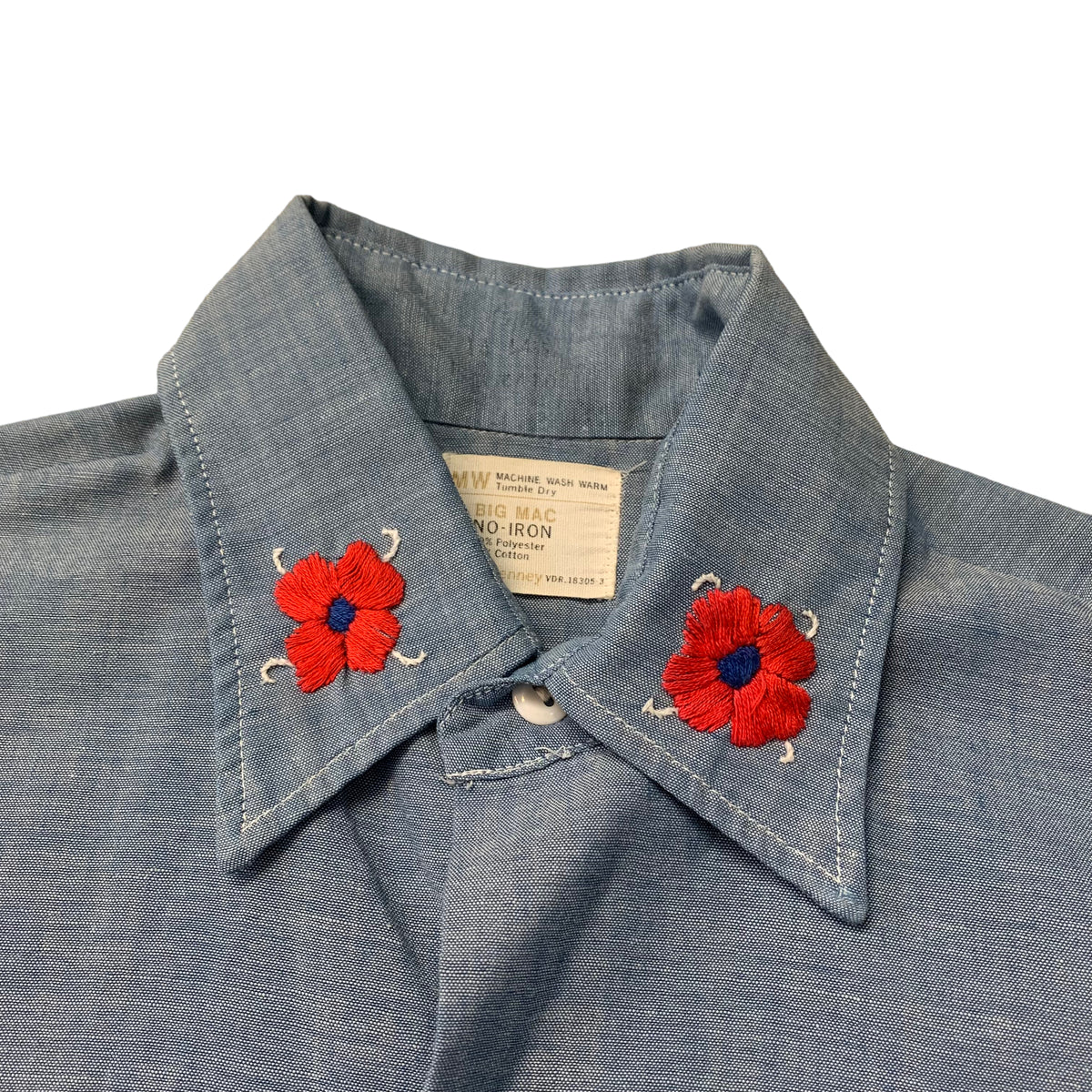 70’s Big Mac Custom Embroidered Selvedge Shirt