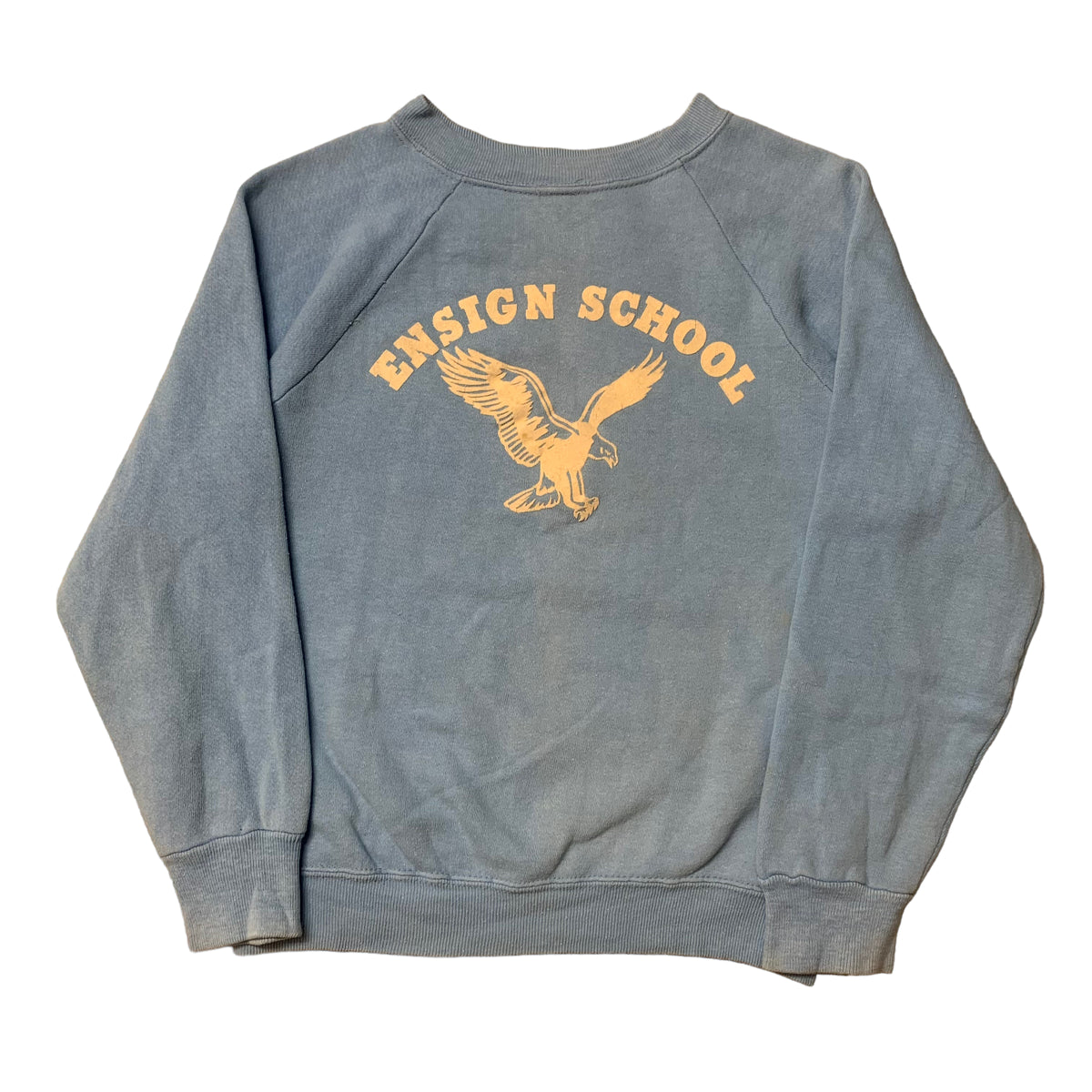 60’s ‘Ensign School’ Flock Print Sweatshirt