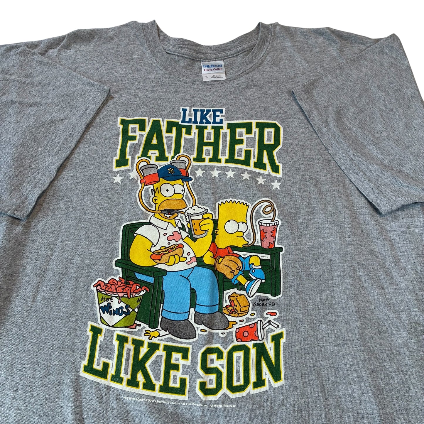 2000’s Simpsons ‘like father like son T-Shirt XL