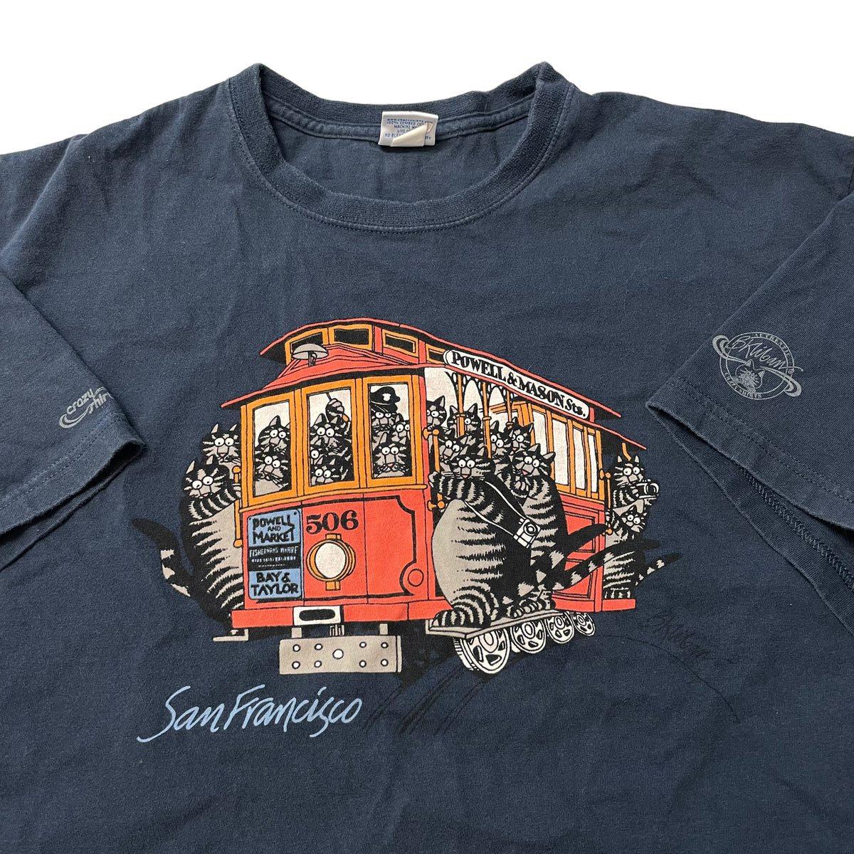 00’s ‘Cats in Trolly’ Crazy Shirt T-Shirt
