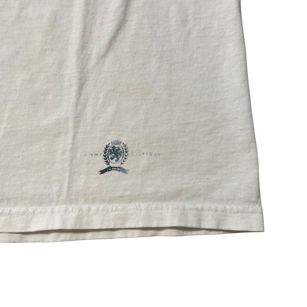 90’s Tommy Hilfiger Big Flag Logo T-Shirt White