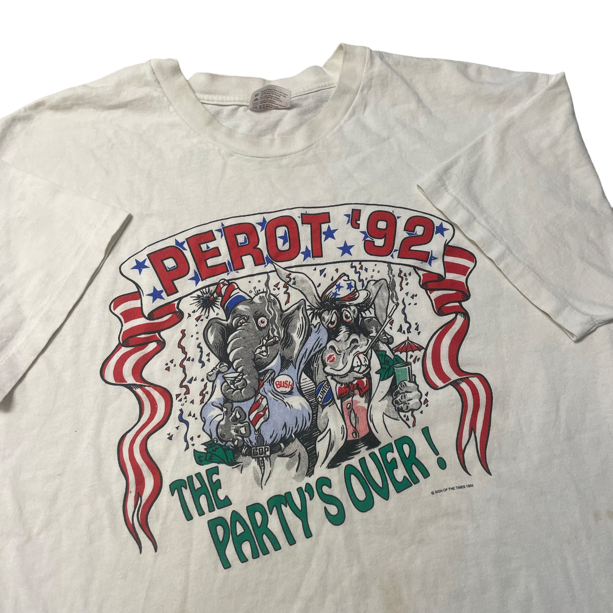 90’s Perot ’The Party’s Over’ T-Shirt