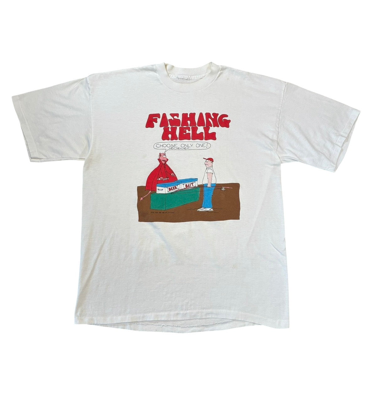 Fishing hell T-shirt size XL