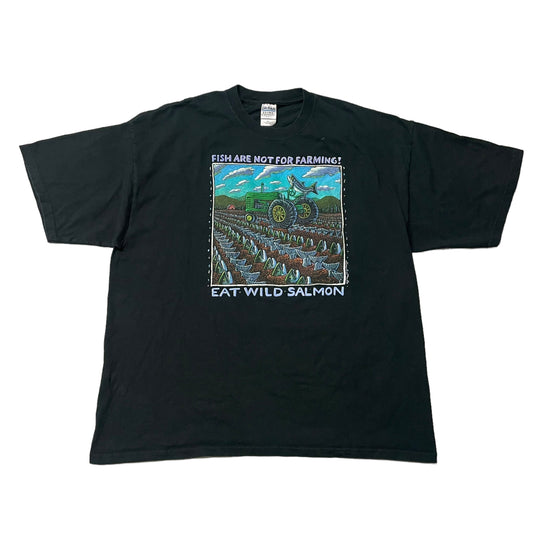 00’s Ray Troll ‘Fish Are Not For Farming’ T-Shirt