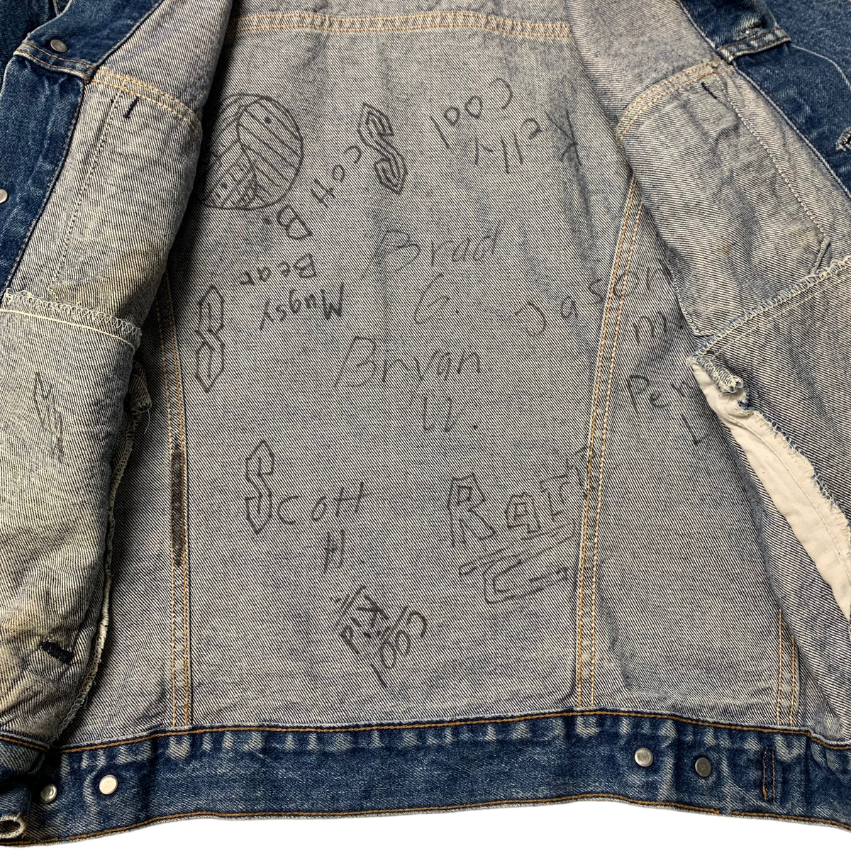 80’s Levi’s Yearbook Signed Trucker Jacket