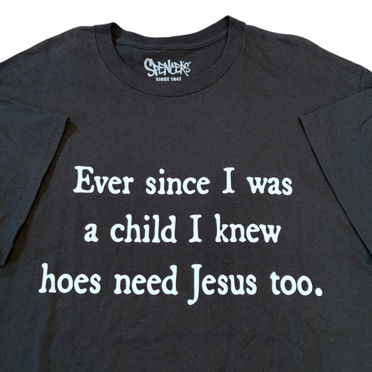 Word tee size large