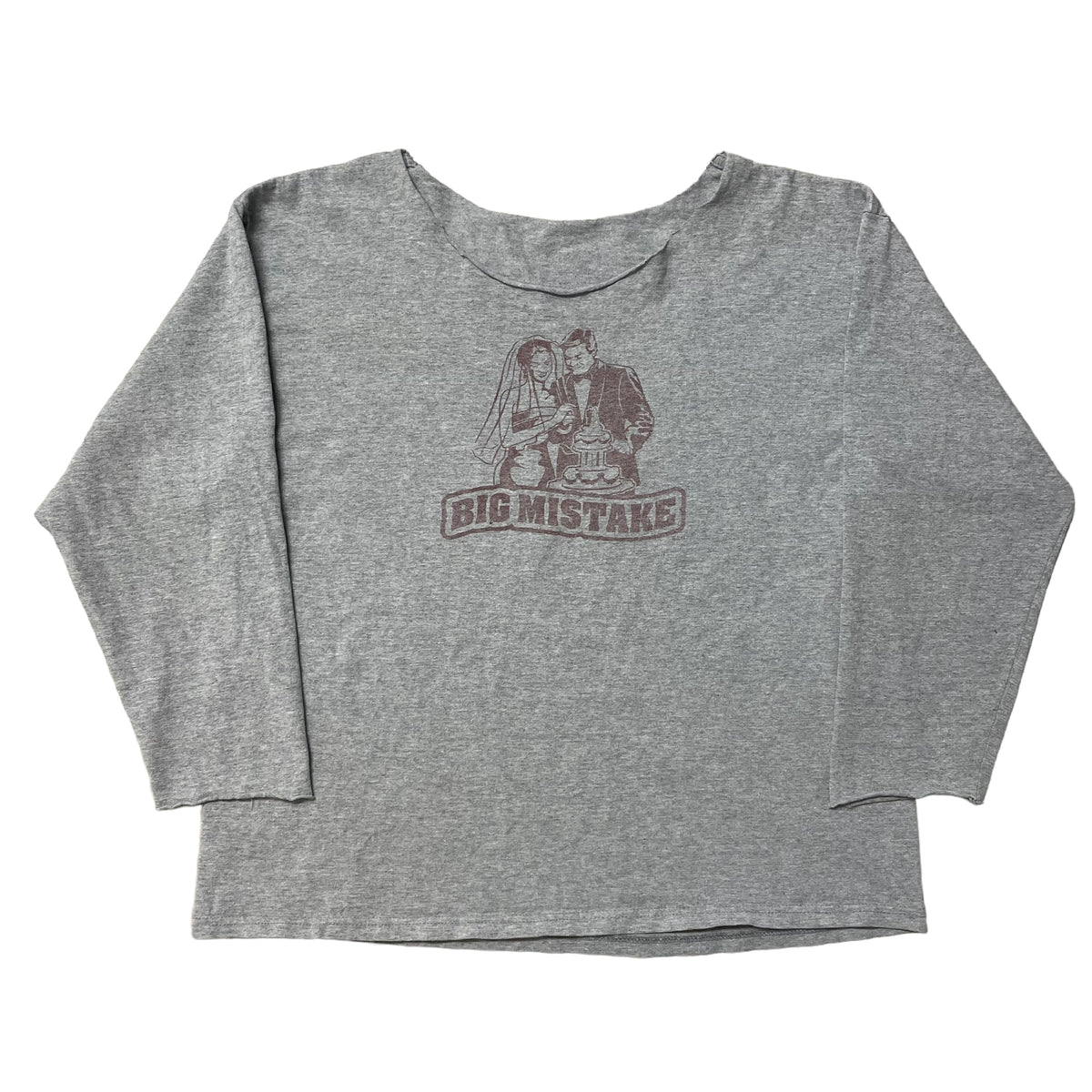 00’s ‘Big Mistake’ Long Sleeve T-Shirt chopped