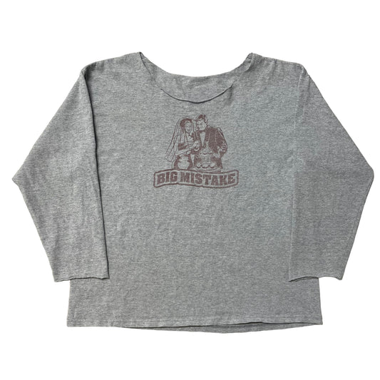 00’s ‘Big Mistake’ Long Sleeve T-Shirt chopped