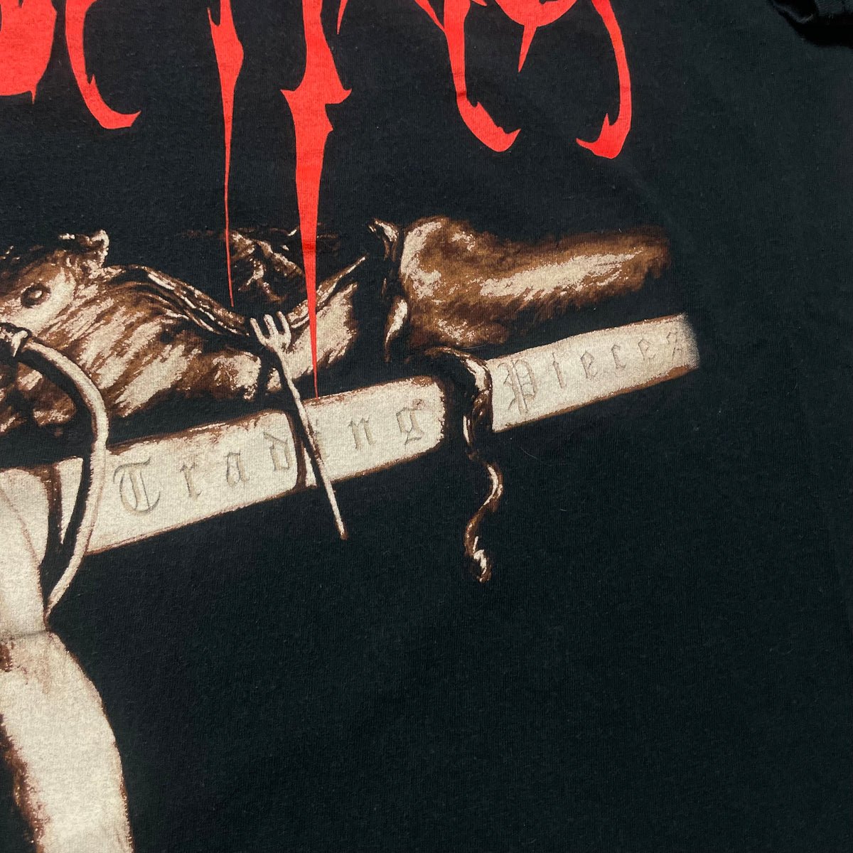 00’s Deeds of Flesh ‘Trading Pieces’ Death Metal Band T-Shirt