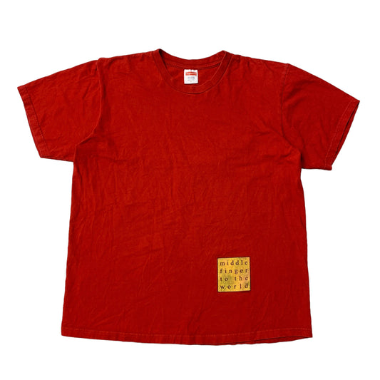 2010’s Supreme ‘Middle Finger to the World’ T-Shirt Red