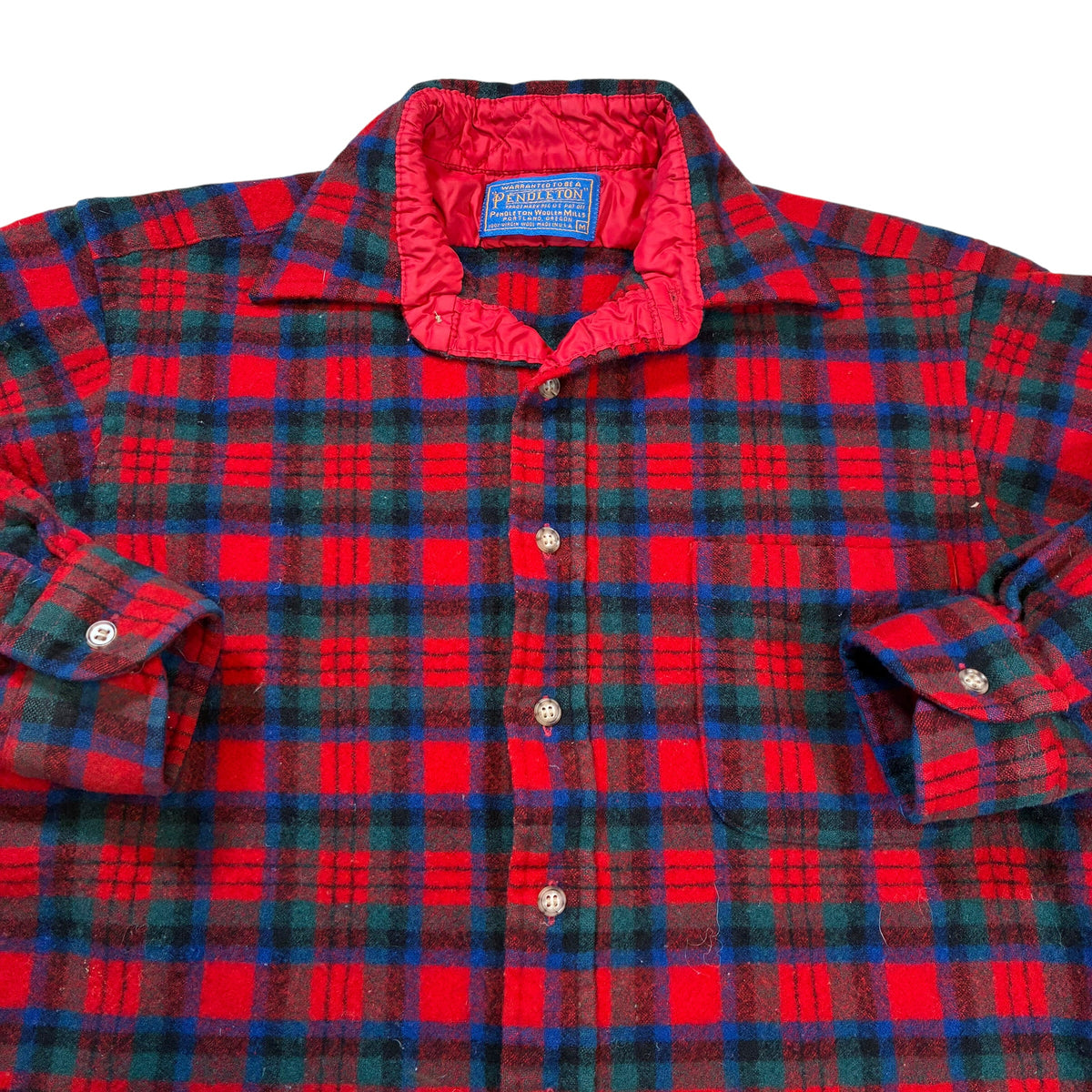 Vintage Pendleton Plaid Flannel Shirt Medium